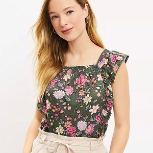 Loft Flutter Sleeve Shirt